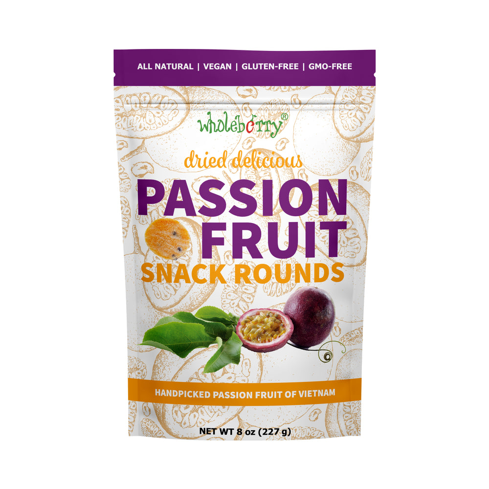 Delicious Dried Passion Fruit Snack 8oz