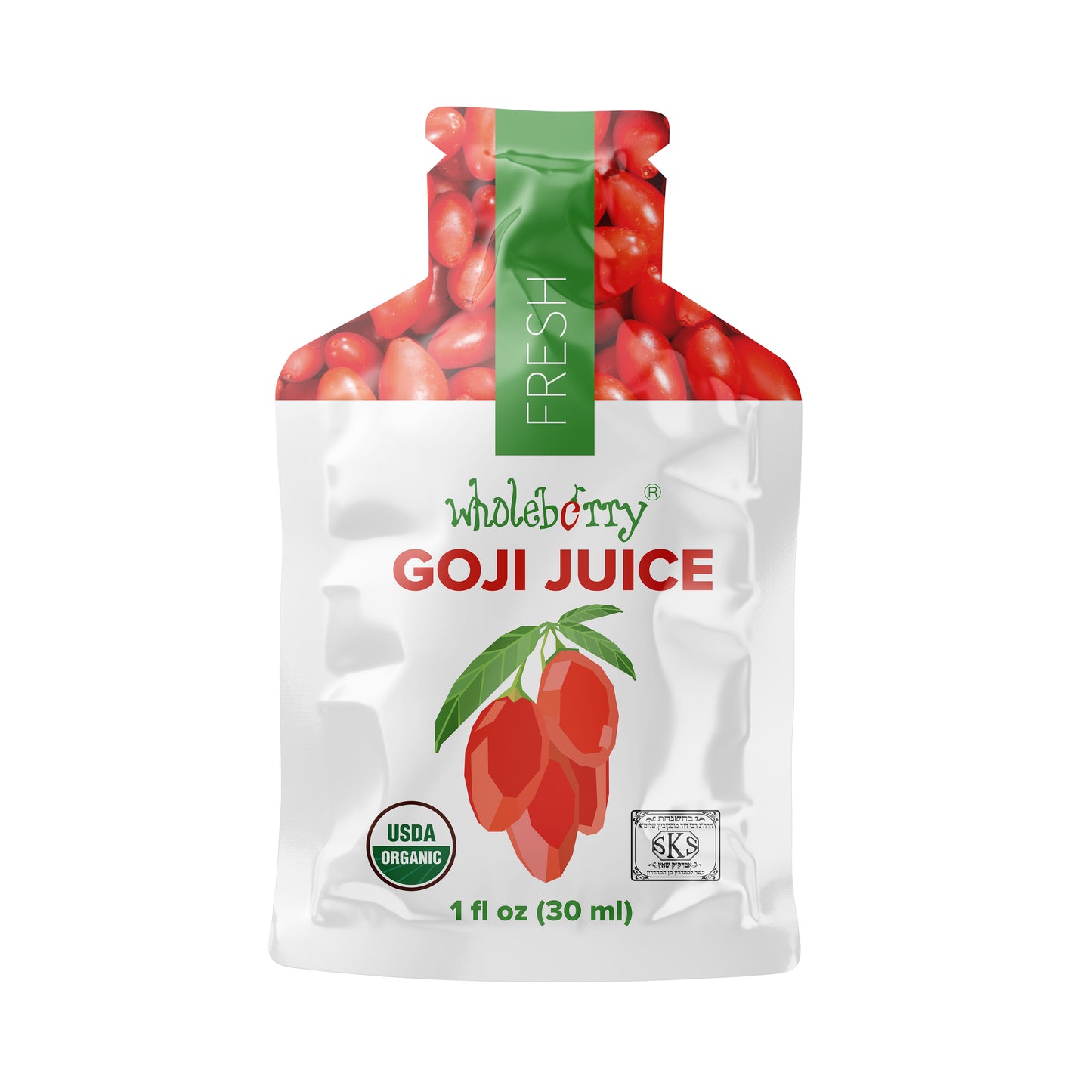 
                  
                    Organic Fresh Goji Juice (12 x 1oz packs)
                  
                